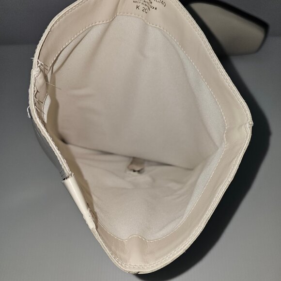 Vince Camuto Sangeti Knee High Boots Women 9 WIDE Ivory Cream Leather Block Heel - Picture 11 of 15